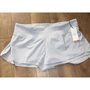 Calia By Carrie Underwood Kick It Up Performance Shorts High Rise Grey XL‎